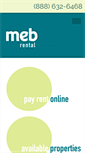 Mobile Screenshot of mebrentalhomes.com